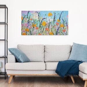 Wild Flowers at Play Canvas 50cm x 100cm