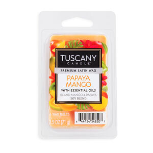 Tuscany Candle Melt Cube Papaya Mango