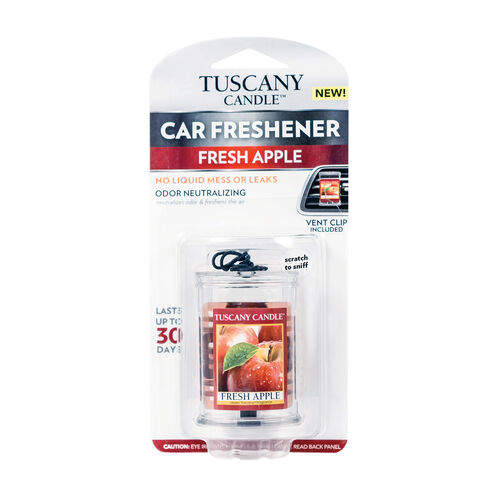 Tuscany Car Air Freshener - Fresh Apples