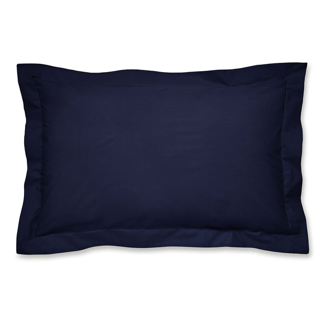 Luxury Percale Oxford Pillowcase Pair - Navy