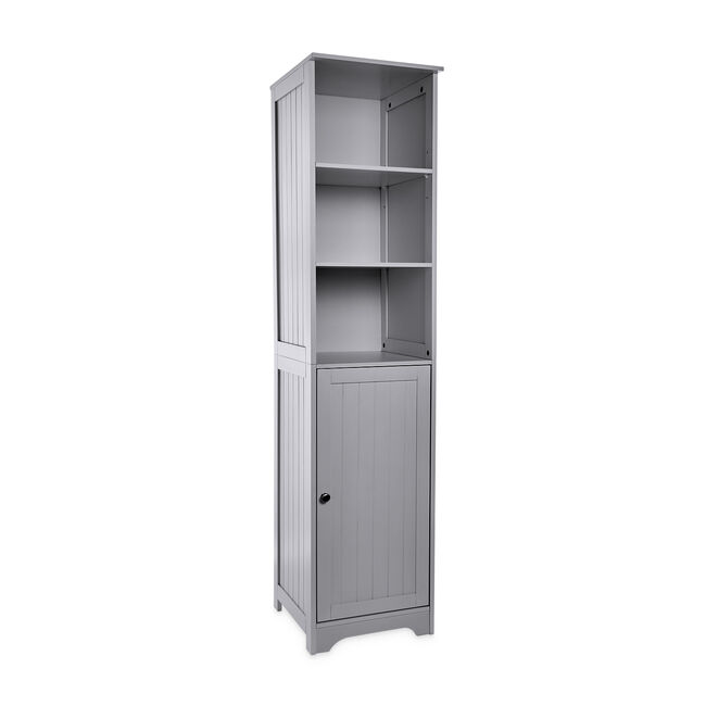 Porto Bathroom Tall Cabinet - Grey