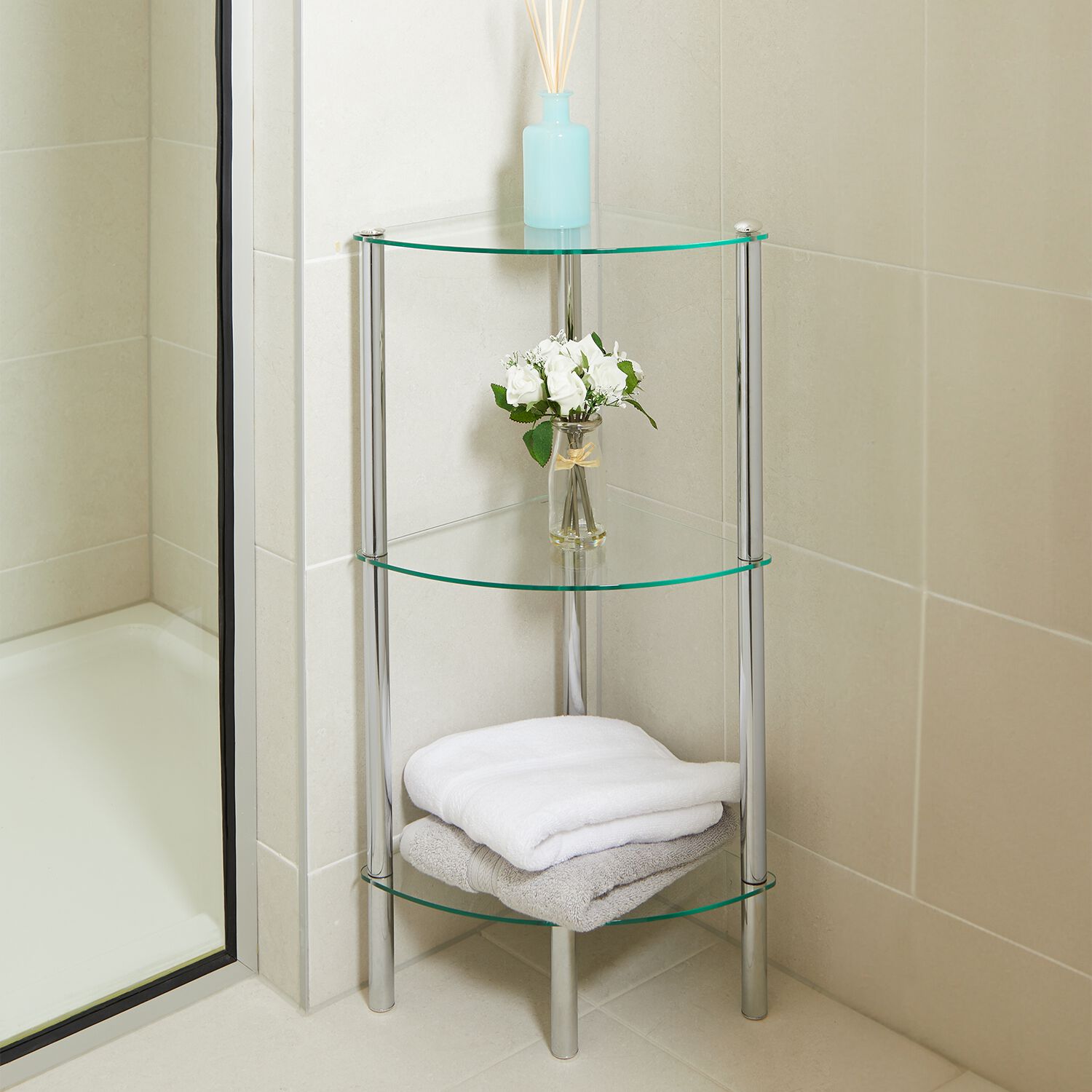 Glass corner units deals