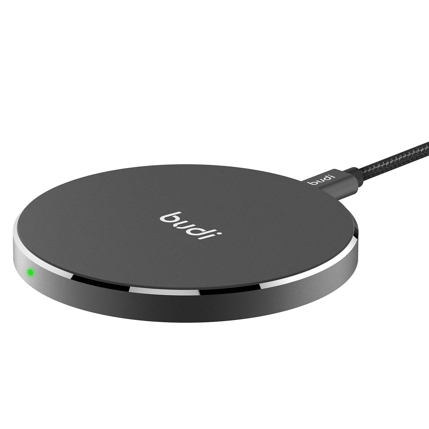 Budi black Wireless Charger Pad - Home Store + More