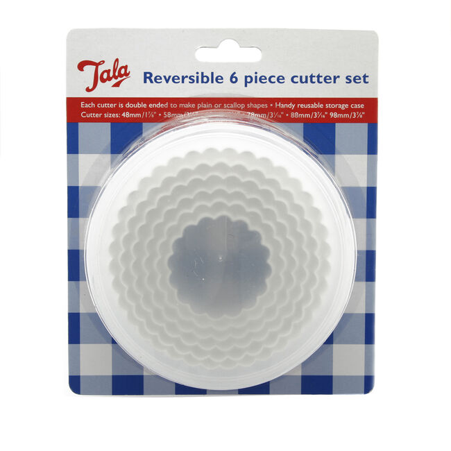 Tala Plastic Reversible Pastry Cutters 6 Pack