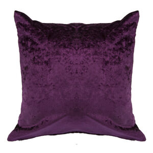 Velvet Crush Cushion Cover 2 Pack 45x45cm - Purple