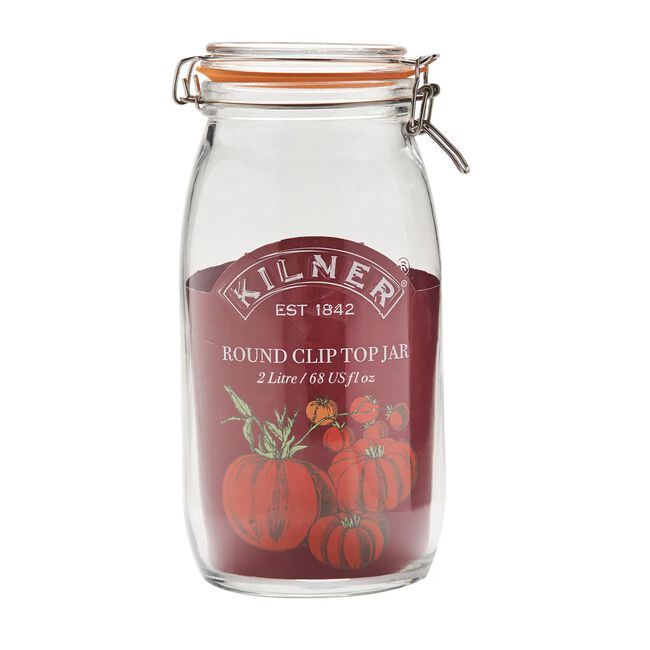 Kilner Round Clip Top Jar 2L