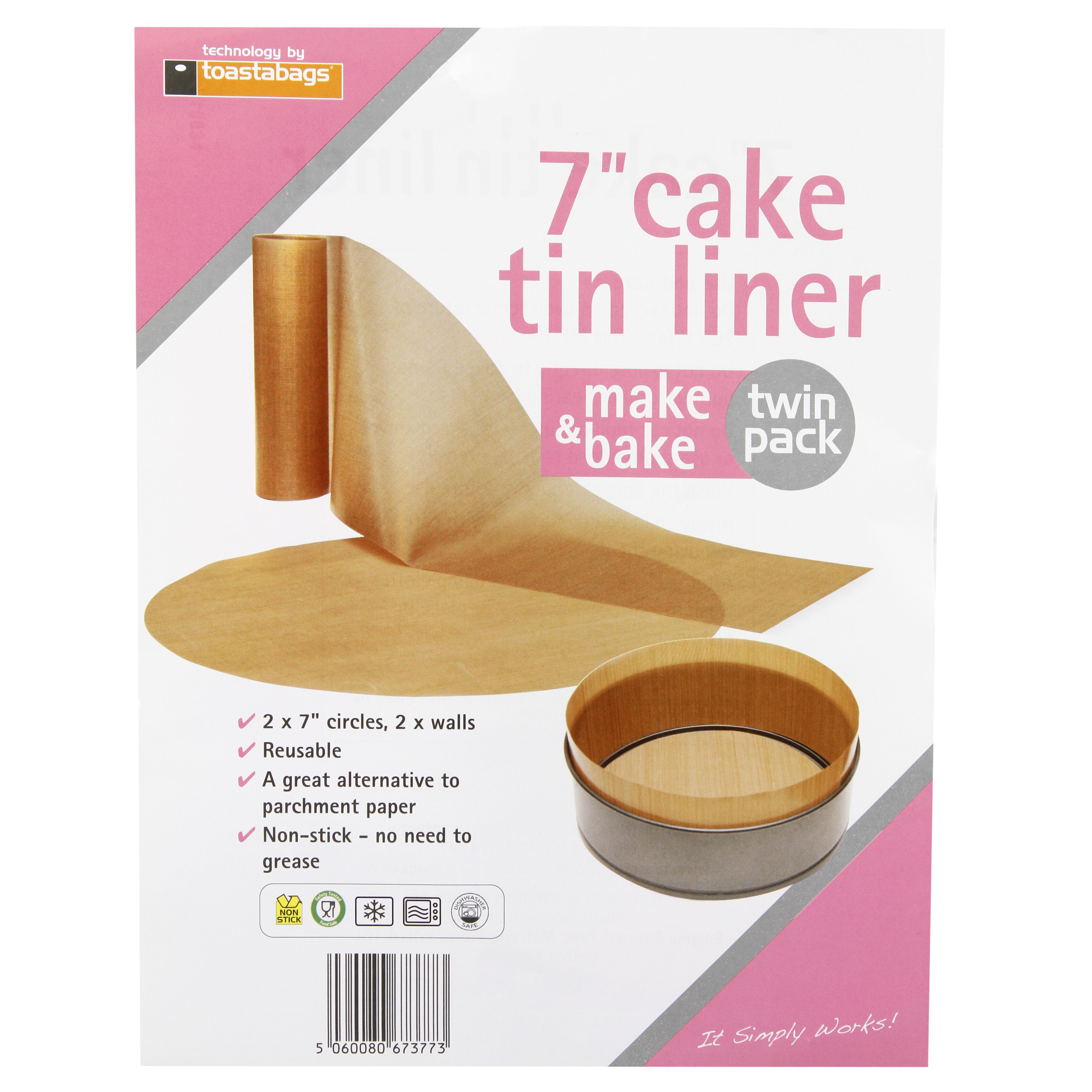 Toastabags Make Bake Cake Tin Liner Home Store More