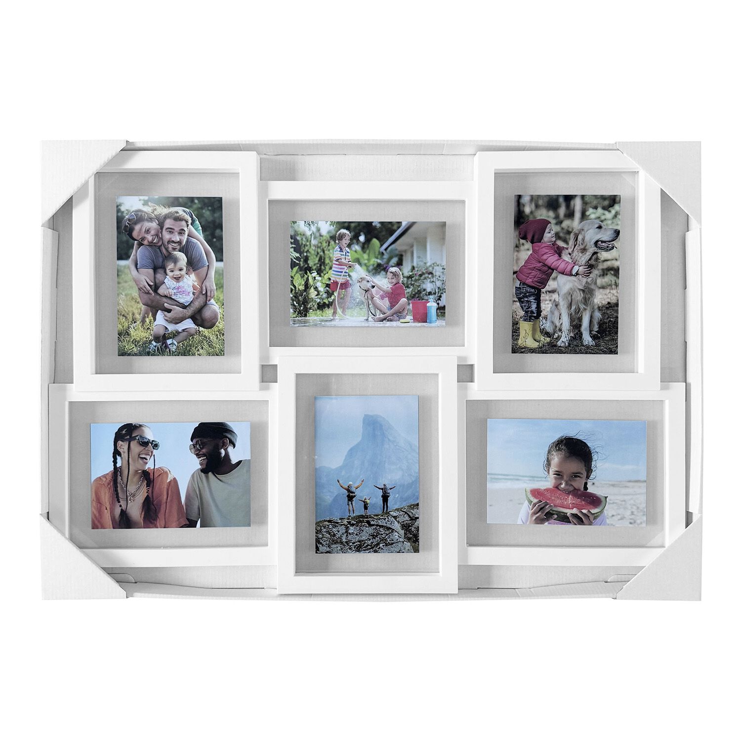 6 Multi Aperture Frame White Home Store More