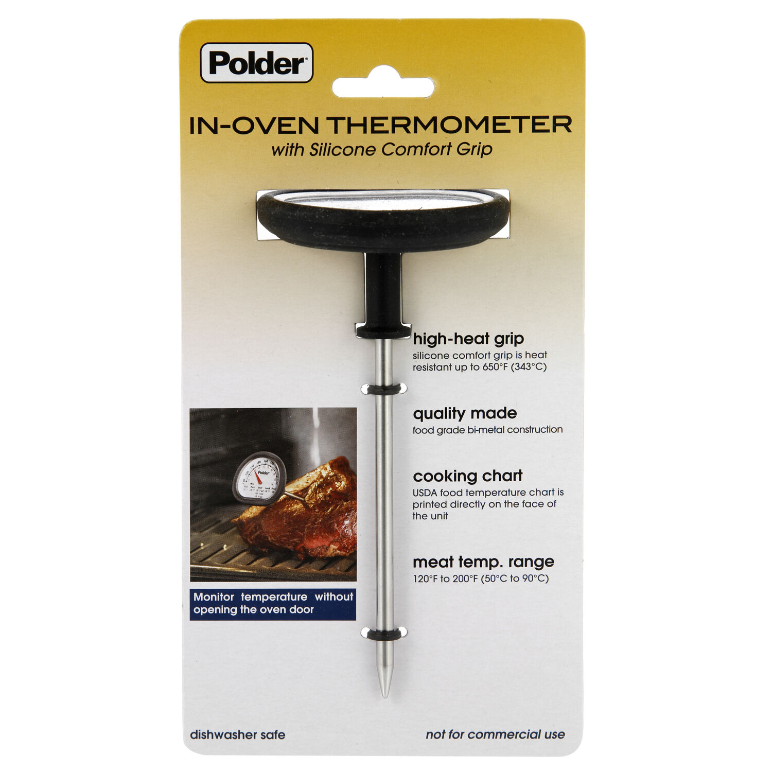 Deluxe In-Oven Thermometer – Polder Products