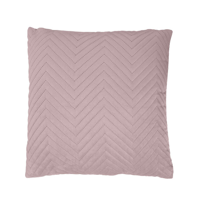 Triangle Stitch Cushion 45x45cm - Mauve