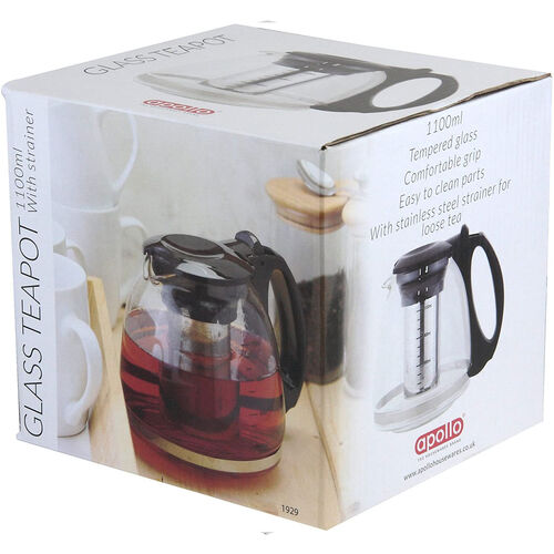 Glass Teapot with Infuser 1.1L