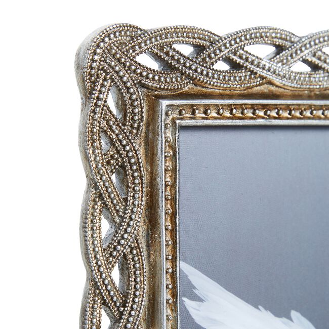 Angelic Scroll 8"x10" Photo Frame - Silver