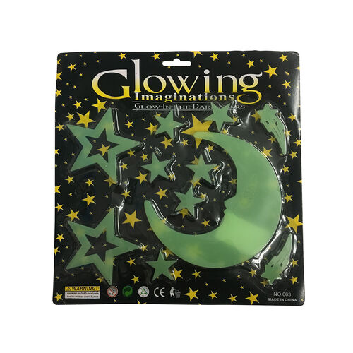 Glow in the Dark Star Stick-ons