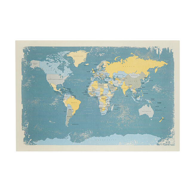 World Map 60cm x 90cm