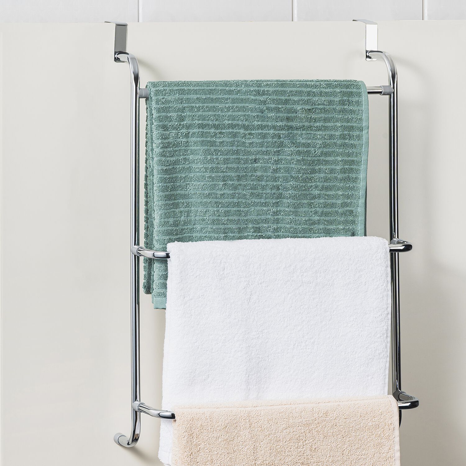 Over door bathroom towel rack best sale