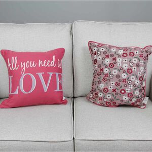 All You Need Is Love Cushion Cover 2 Pack 45x45cm
