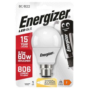 Energizer GLS B22 LED Bulb Opal 92W (EQ60W)
