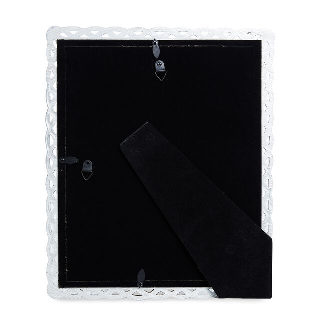 Angelic Scroll 8"x10" Photo Frame - Silver