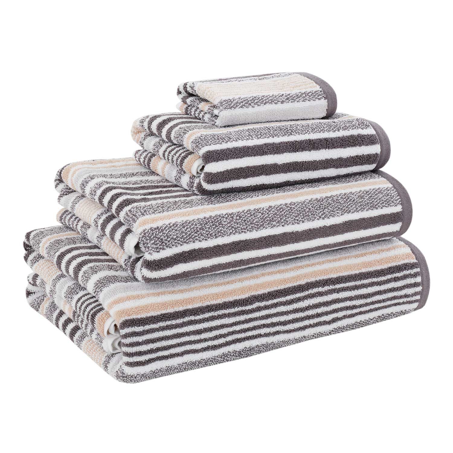 McMartin Stripe Towels 550GSM Home Store More