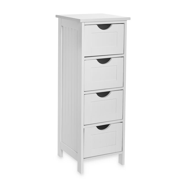 Porto Bathroom Cabinet Storage with 4 Drawers