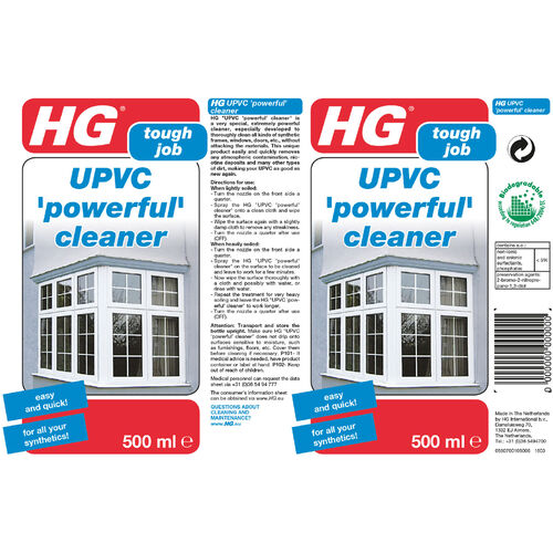 HG UPVC Cleaner 500ml