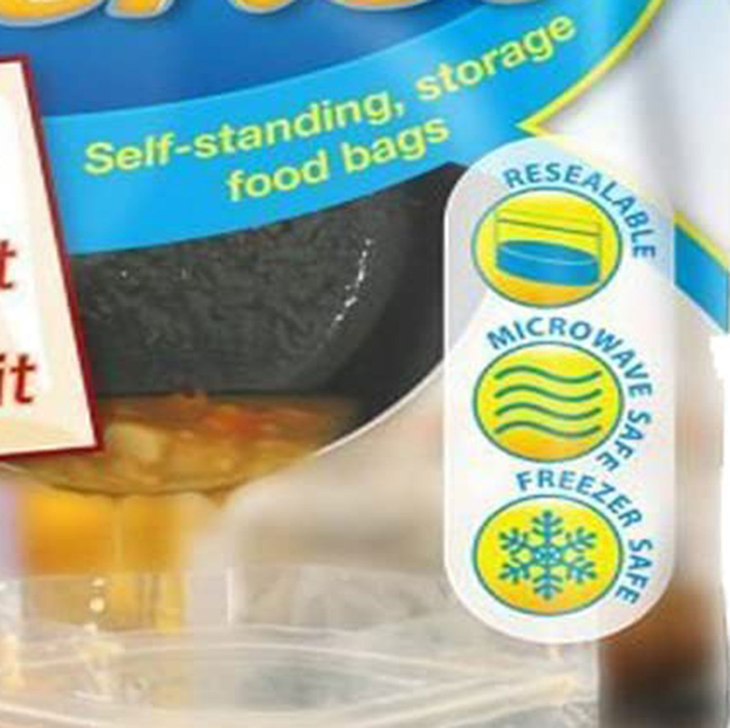 Resealable pouches on sale