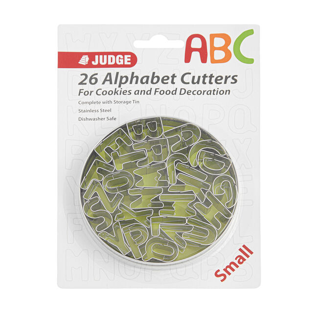 Judge Small Alphabet Cutters