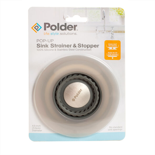 Polder Pop Up Sink Strainer