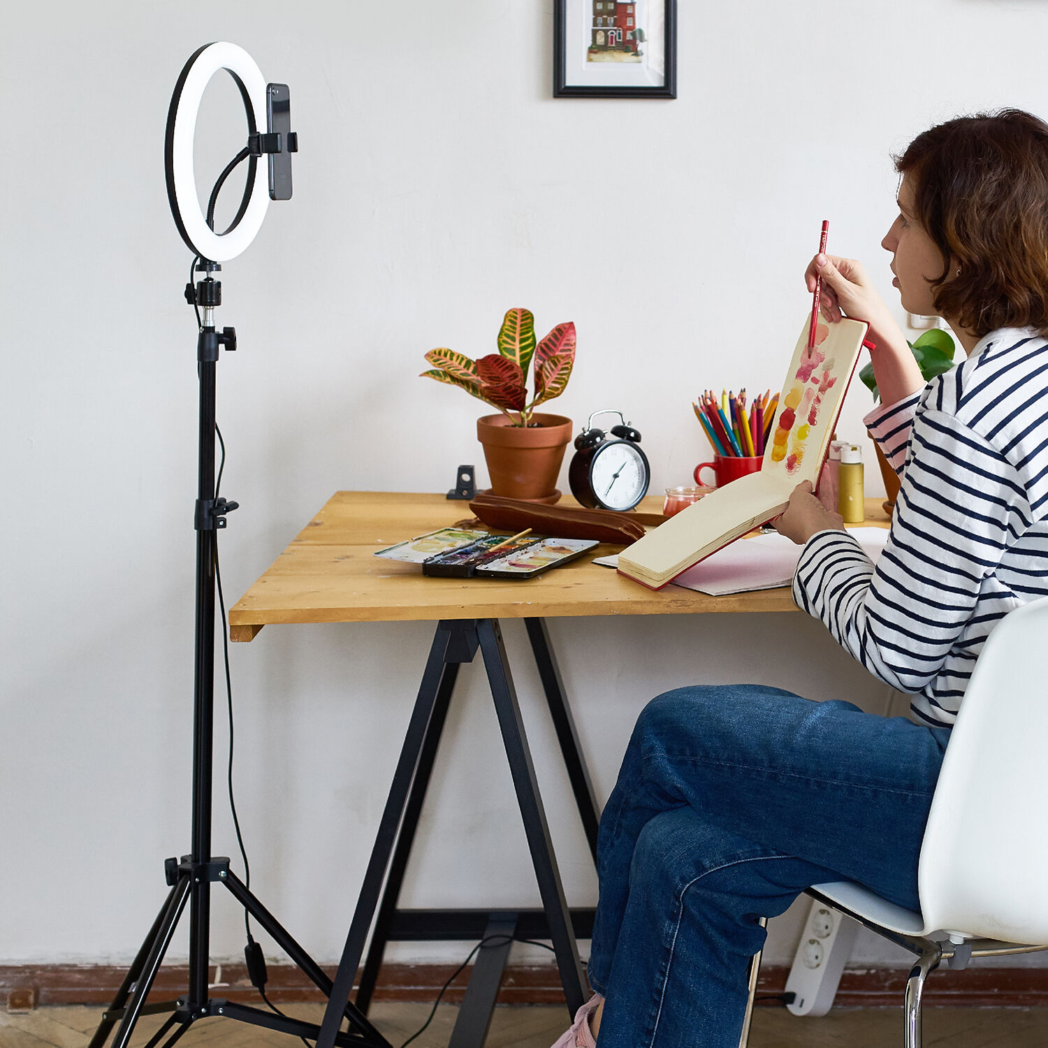 Tripod and new arrivals ring light