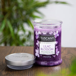 Tuscany 18oz Double Wick Candle Lilac