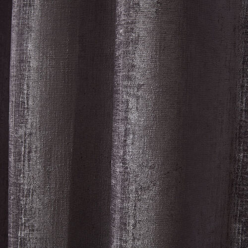 BLACKOUT & THERMAL TEXTURED SLATE 66x54 Curtain