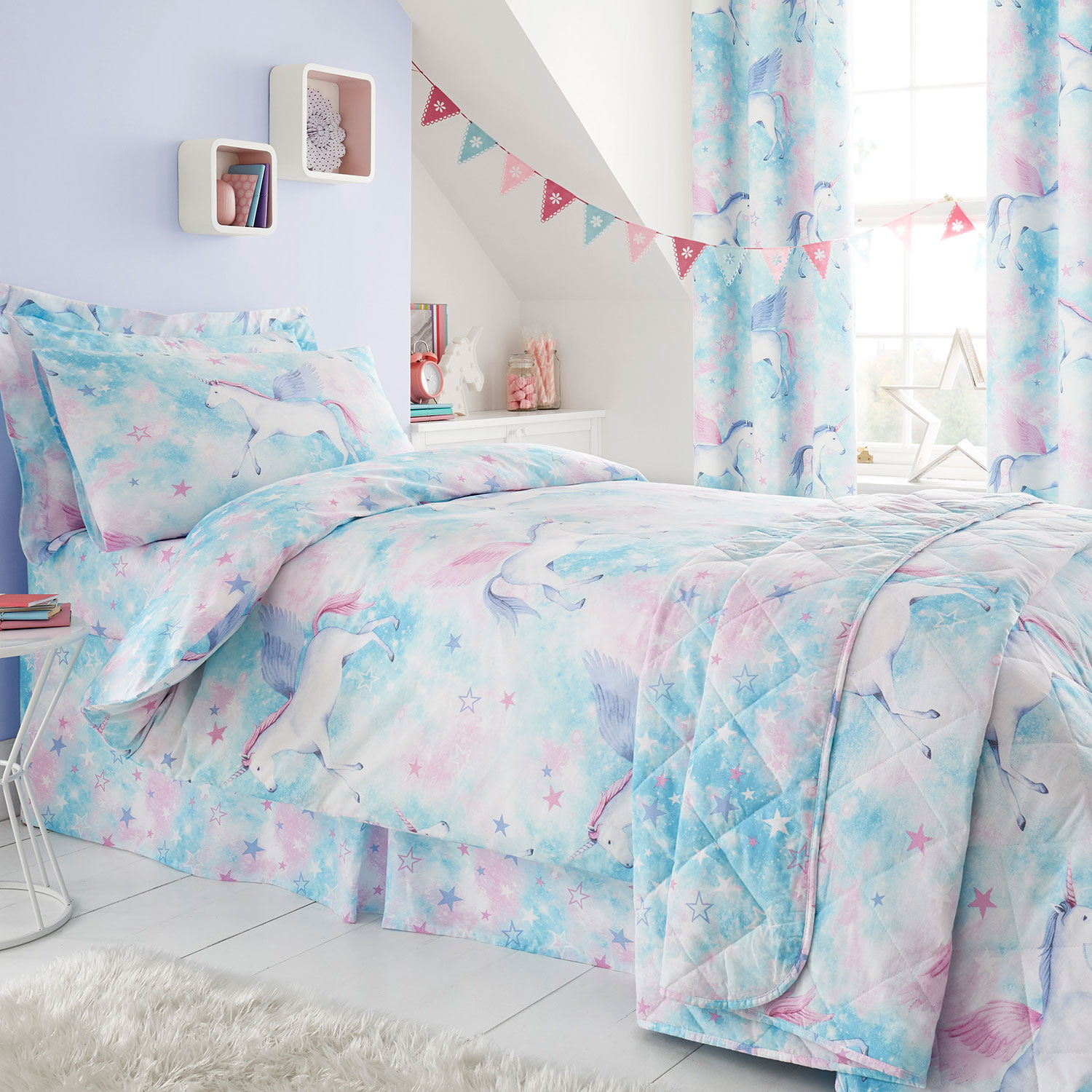Unicorn bed set justice top