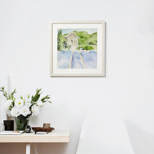 Lavender Filled Framed Canvas 38x38cm