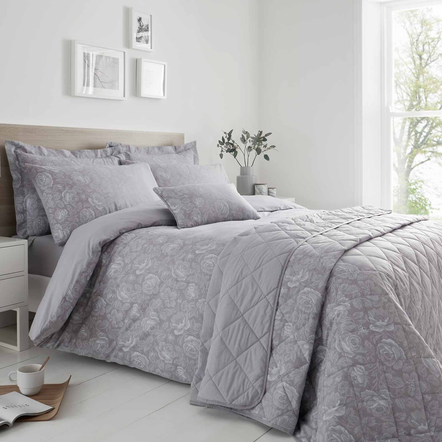 Grey duvet clearance cover sets