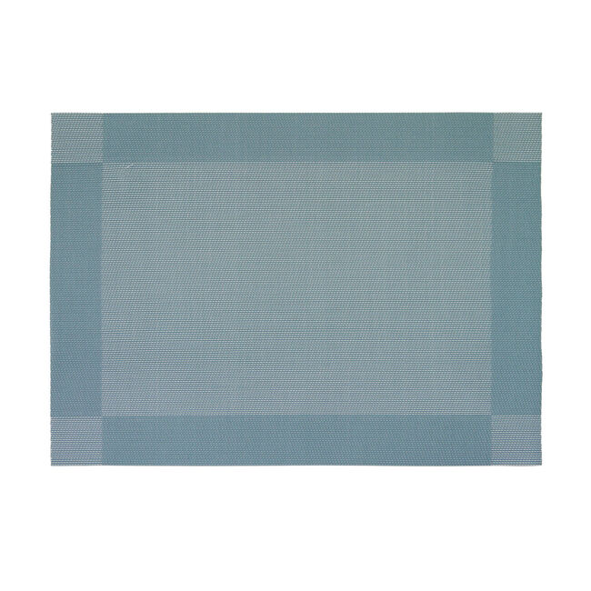 Netted Oxford Placemat - Duck Egg