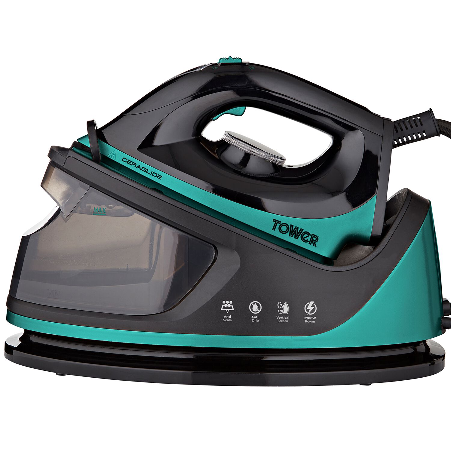 Tower Ceraglide 2700W Steam Generator Iron Home Store More
