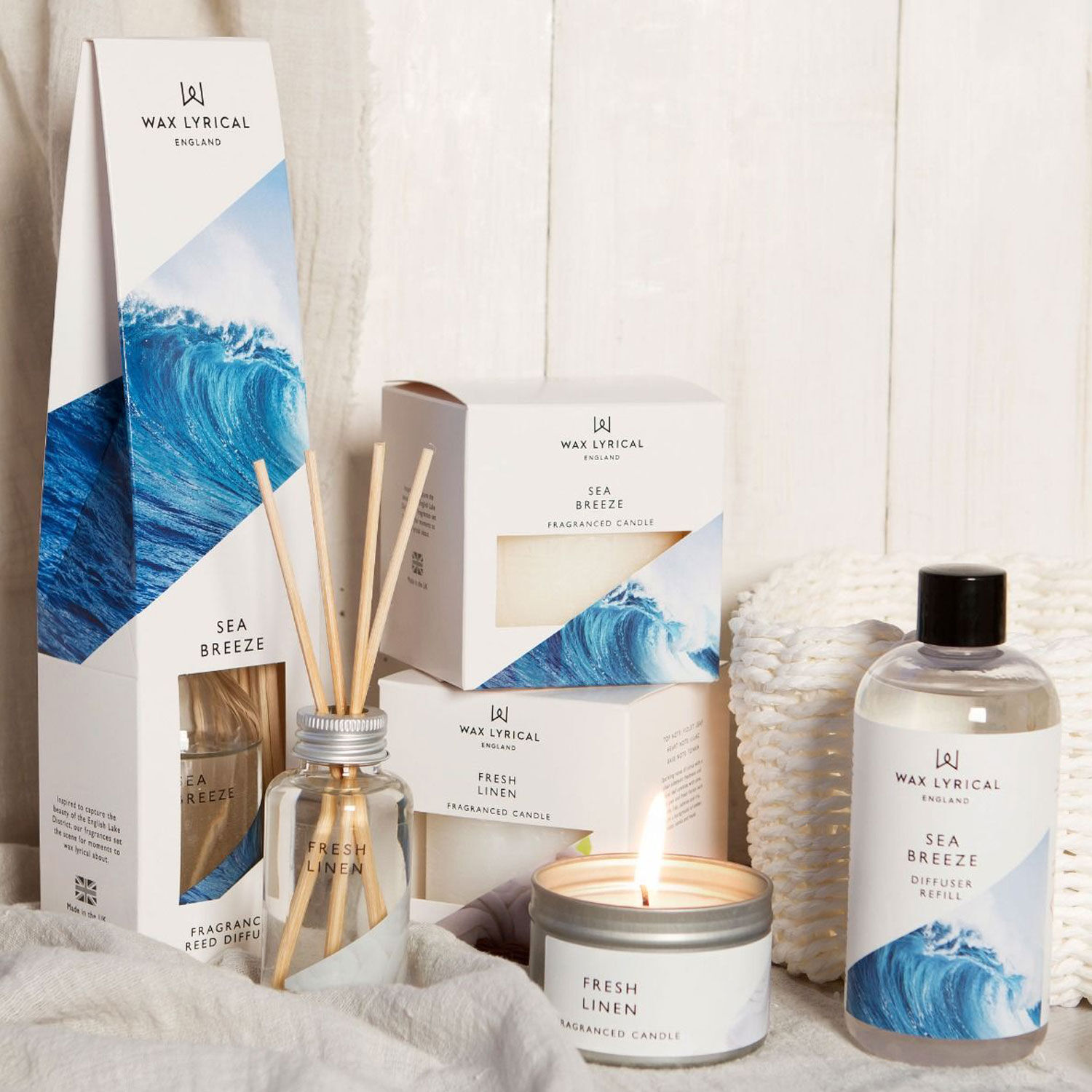 Wax Lyrical Sea Breeze Reed Diffuser 100ml