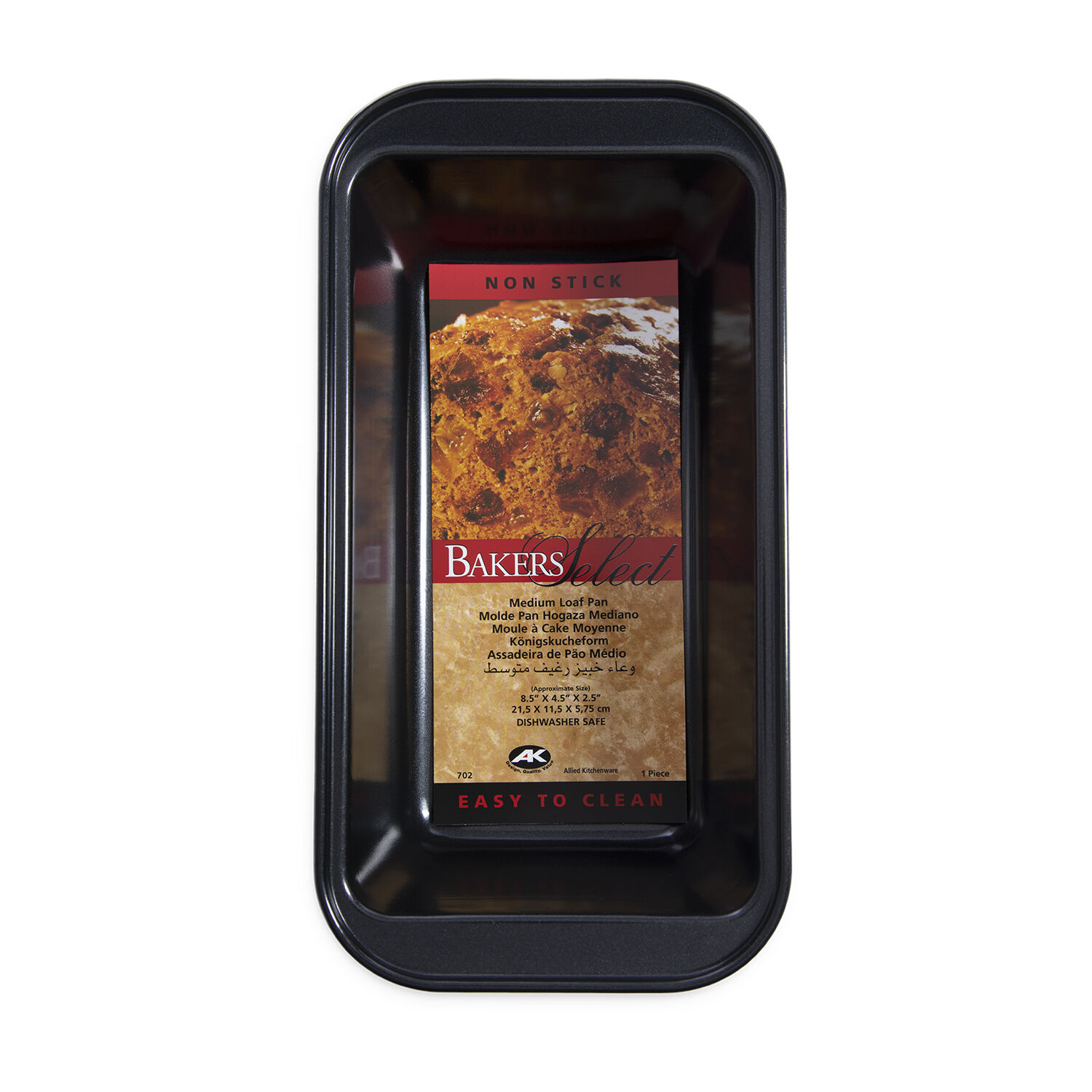 Medium clearance loaf pan