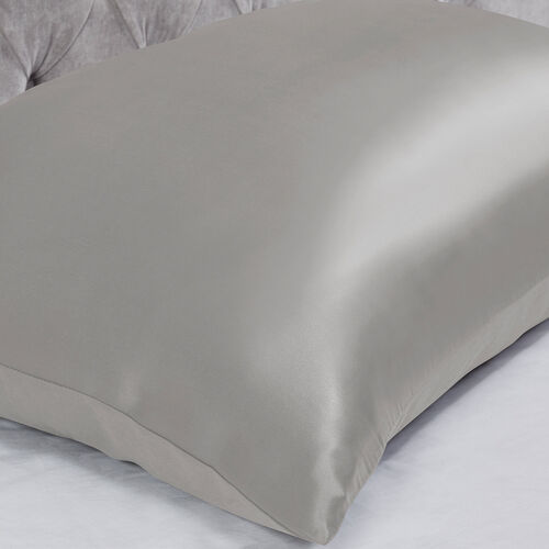Silk Pillowcase - Silver