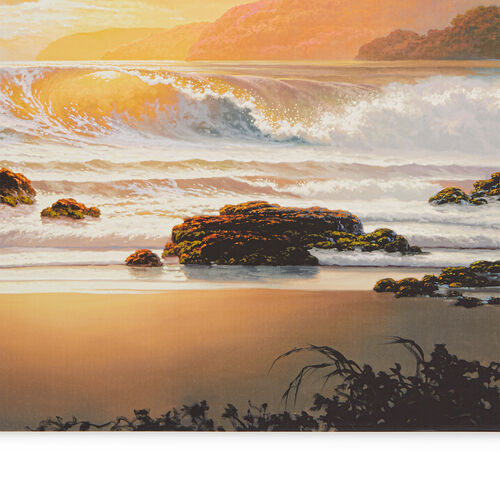 The Golden Surge Canvas 60cm x 90cm