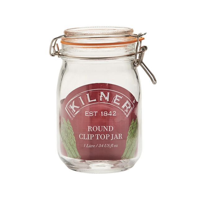 Kilner Round Clip Top Jar 1L