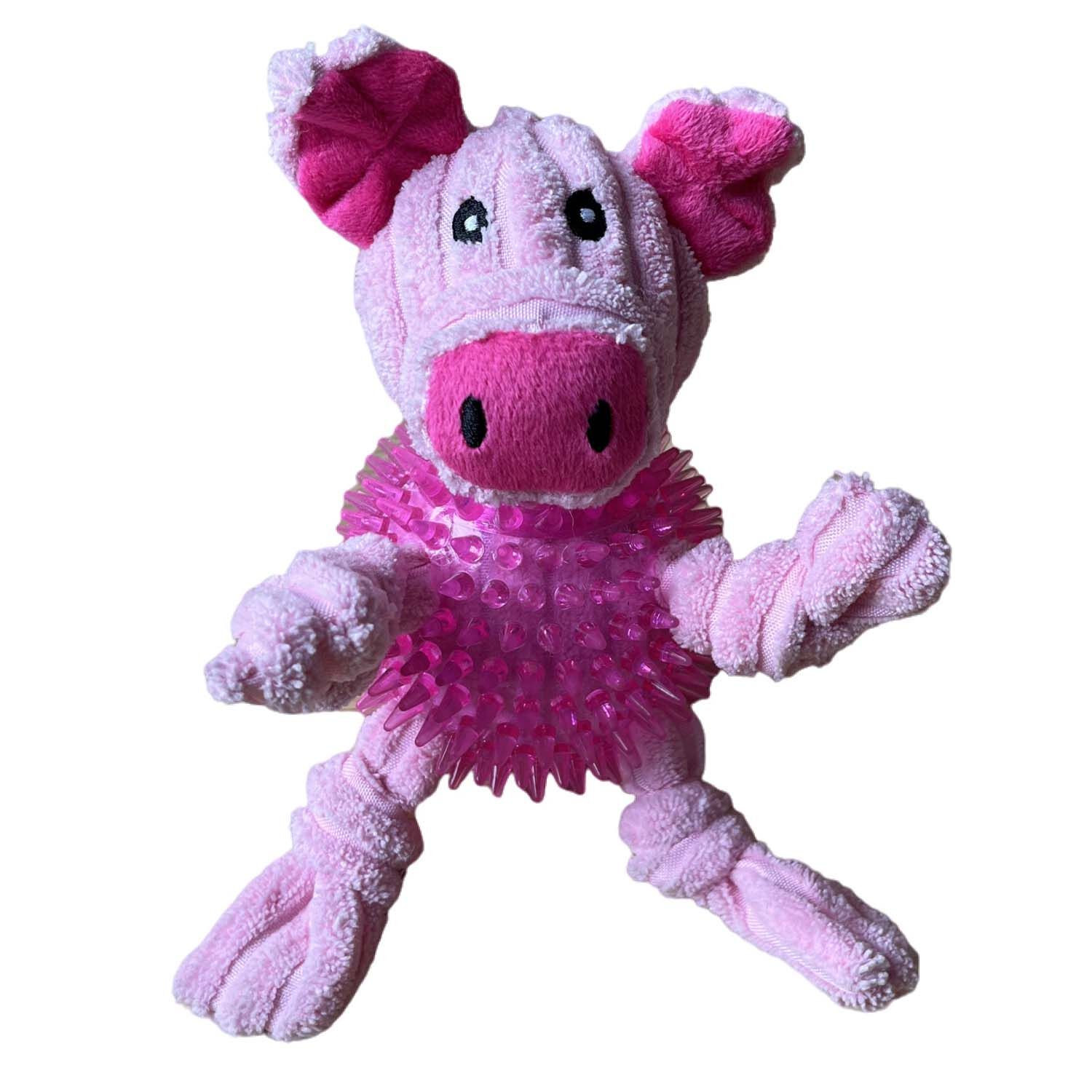 Plush pig dog toy outlet