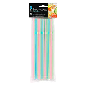 Chef Aid Biodegradable Straws 40 Pack