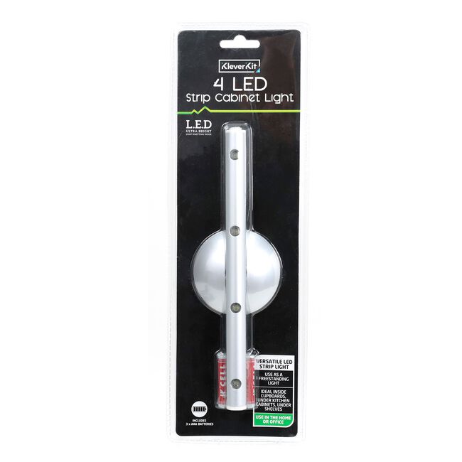 Kleverkit 4 Battery LED Strip Cabinet Light