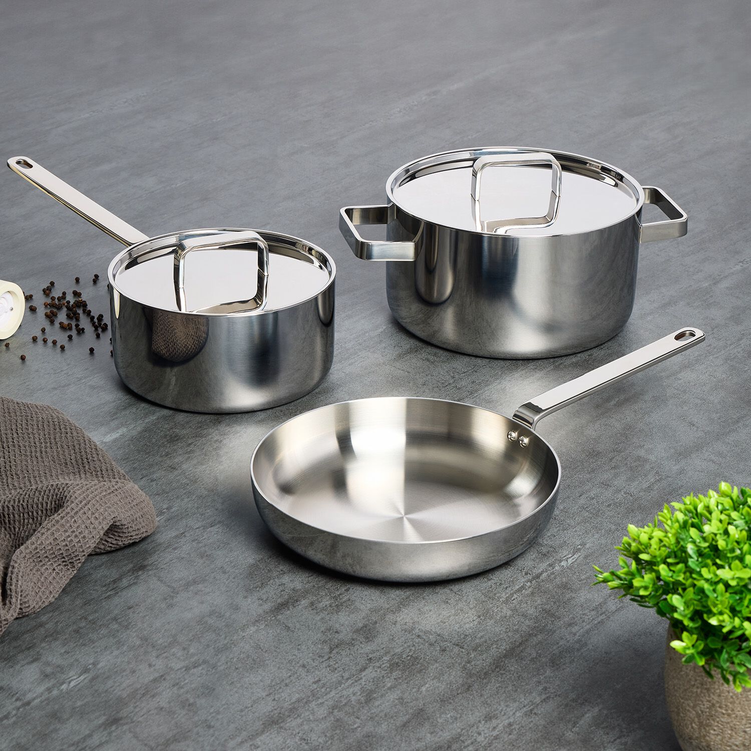 Tri ply cookware deals