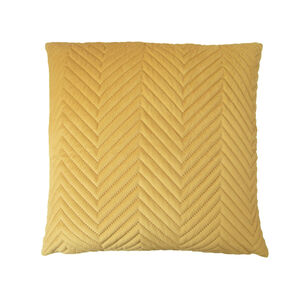 Triangle Stitch Cushion 45x45cm - Tawny Olive