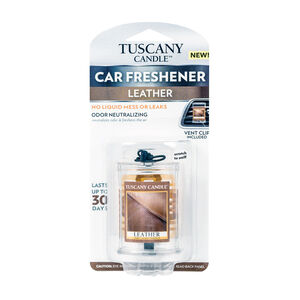 Tuscany Car Air Freshener - Leather
