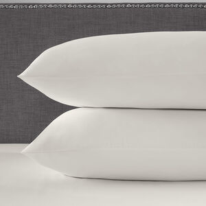 500TC Cotton Houswife Pillowcase Pair - Cream