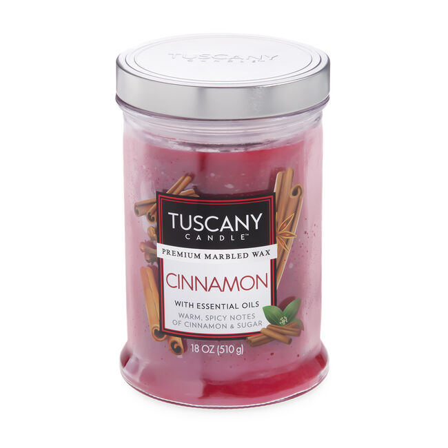 Tuscany 18oz Double Wick Candle Cinnamon