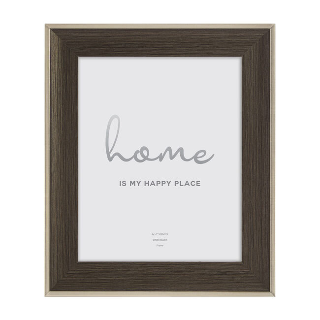 4x6" SPENCER DARK/SILVER Frame